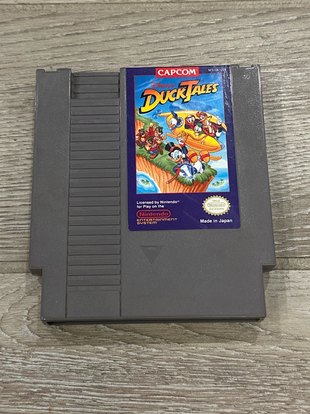 VTG 1989 Nintendo NES “Capcom Disney’s DuckTales” Game Cartridge